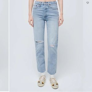 RE/DONE 70s stove pipe in "light destroyed" wash